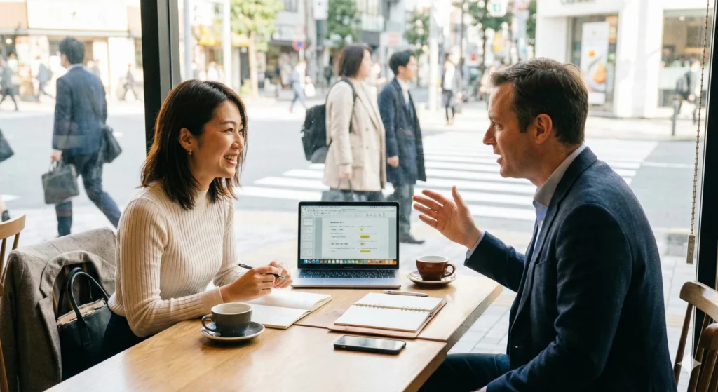 英語コーチングを受講しているイメージ画像