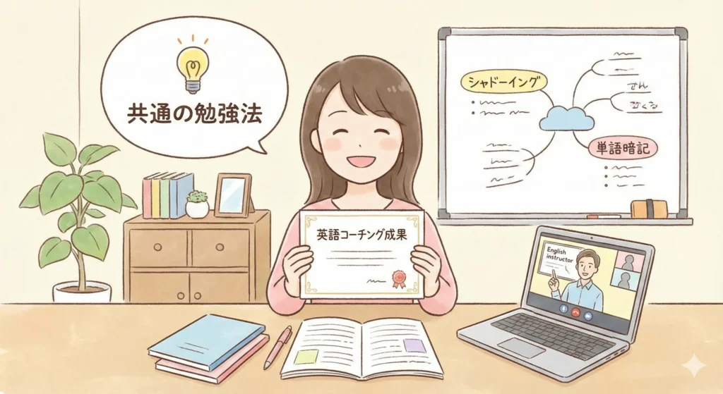 英語コーチングで成果を出した人に共通する勉強法