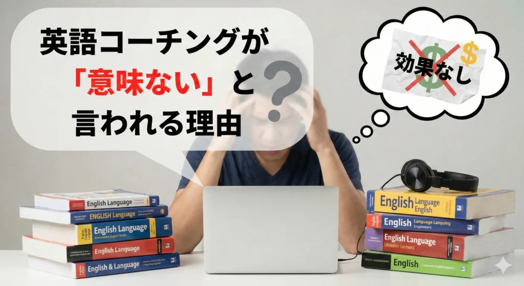 英語コーチングが「意味ない」と言われる理由