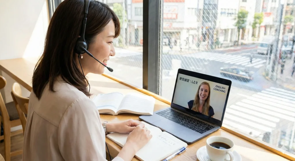 英語コーチングを受講しているイメージ画像