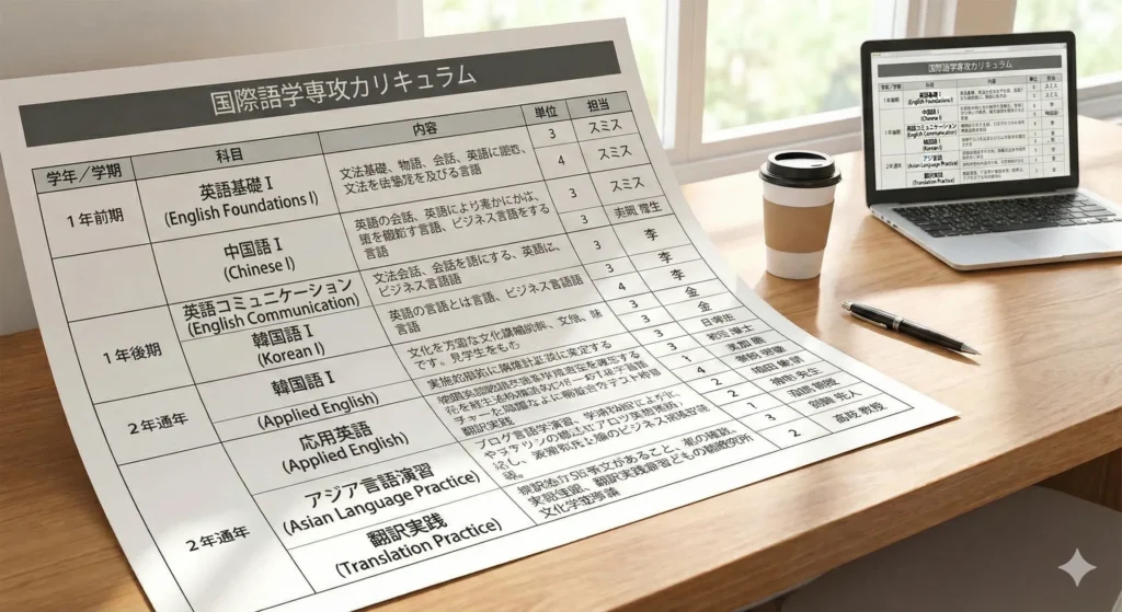 カリキュラムのイメージ図