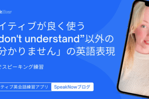 ネイティブが良く使う「分かりません]（I don’t understand）」以外の英語表現｜3分でスピーキング練習